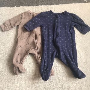 2 carter’s overalls - 3 months